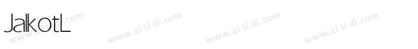Jalkot Light字体转换 Jalkot Light字体转换